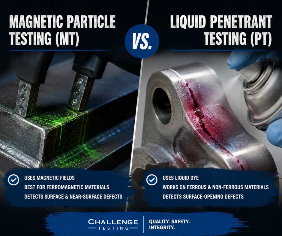 Images displaying each testing method in action.